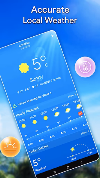 Local Weather Forecast& Widget Screenshot 3 - AppWisp.com Local Weather Forecast& Widget Screenshot 3 - AppWisp.com