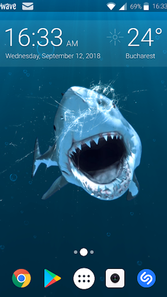 Shark Attack Live Wallpaper HD Screenshot 2 - AppWisp.com Shark Attack Live Wallpaper HD Screenshot 2 - AppWisp.com