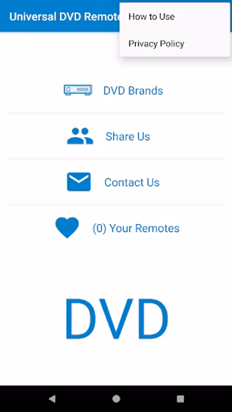 Universal DVD Remote Control Screenshot 2 - AppWisp.com Universal DVD Remote Control Screenshot 2 - AppWisp.com