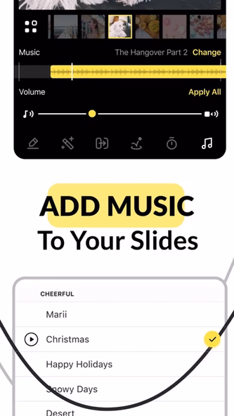 Slideshow Add Music to Photos Screenshot 2 - AppWisp.com Slideshow Add Music to Photos Screenshot 2 - AppWisp.com
