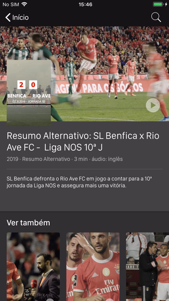 Benfica Play Screenshot 2 - AppWisp.com Benfica Play Screenshot 2 - AppWisp.com