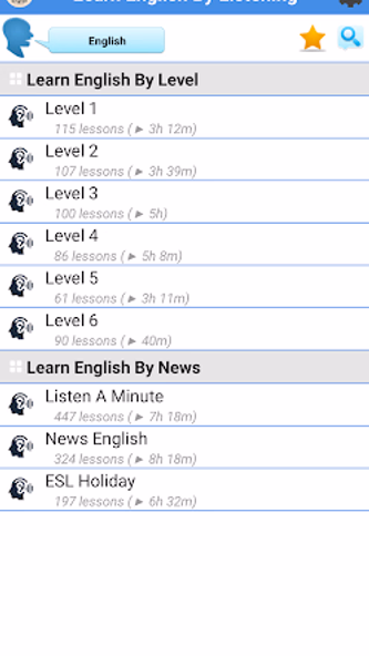 Learn English By Listening Screenshot 1 - AppWisp.com