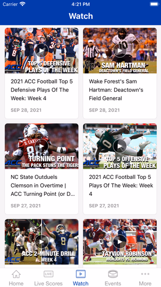 The ACC App Screenshot 3 - AppWisp.com The ACC App Screenshot 3 - AppWisp.com
