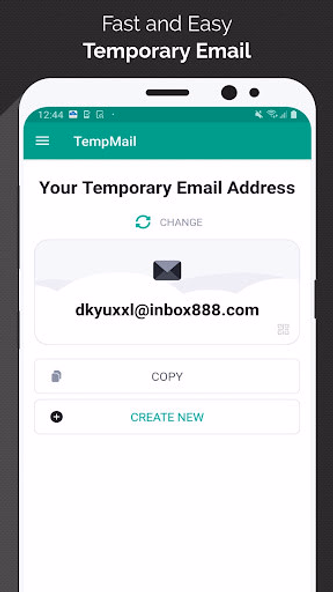 Temp Mail - Temporary Email Screenshot 1 - AppWisp.com Temp Mail - Temporary Email Screenshot 1 - AppWisp.com