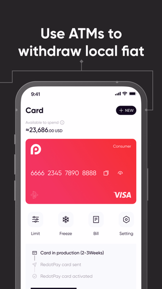 RedotPay: Crypto Card & Pay Screenshot 4 - AppWisp.com RedotPay: Crypto Card & Pay Screenshot 4 - AppWisp.com