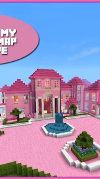 Pink princess house Map MCPE Screenshot 1 - AppWisp.com Pink princess house Map MCPE Screenshot 1 - AppWisp.com