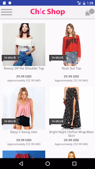 Chic Shop-Buy Womens Clothing Screenshot 1 - AppWisp.com Chic Shop-Buy Womens Clothing Screenshot 1 - AppWisp.com