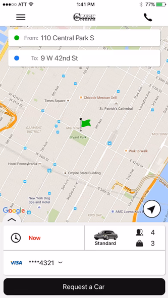 Classic Car Service Screenshot 2 - AppWisp.com