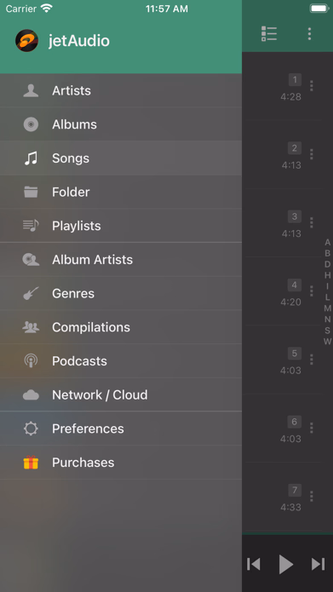 jetAudio Hi-Res Music Player Screenshot 2 - AppWisp.com jetAudio Hi-Res Music Player Screenshot 2 - AppWisp.com