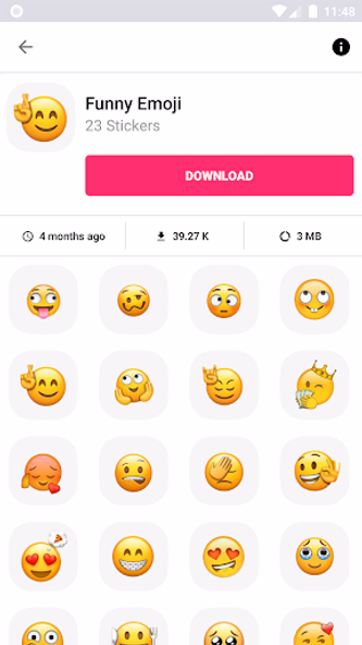 3D Emojis Stickers - WASticker Screenshot 3 - AppWisp.com 3D Emojis Stickers - WASticker Screenshot 3 - AppWisp.com