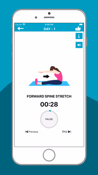 Height Stretching Exercises Screenshot 4 - AppWisp.com Height Stretching Exercises Screenshot 4 - AppWisp.com