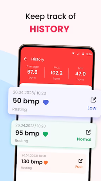Heart Rate Monitor and Tracker Screenshot 4 - AppWisp.com Heart Rate Monitor and Tracker Screenshot 4 - AppWisp.com