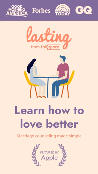 Lasting: Marriage & Couples Screenshot 1 - AppWisp.com