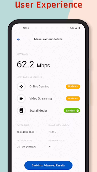 Speed Test WiFi Analyzer 4G/5G Screenshot 4 - AppWisp.com Speed Test WiFi Analyzer 4G/5G Screenshot 4 - AppWisp.com
