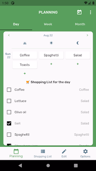 Easy Menu Planner Screenshot 2 - AppWisp.com