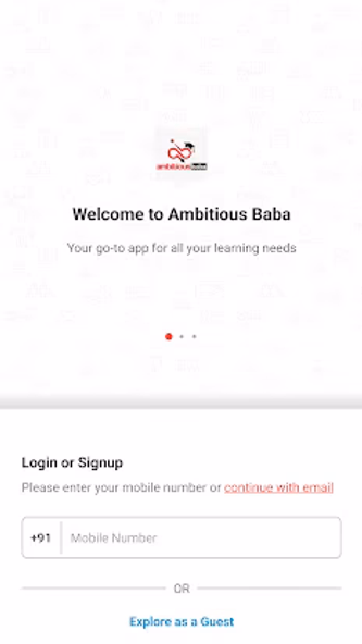 Ambitious Baba Exam Prep APP Screenshot 1 - AppWisp.com Ambitious Baba Exam Prep APP Screenshot 1 - AppWisp.com