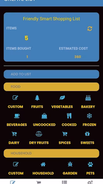 FSSL Shopping List Gold Ed. Screenshot 2 - AppWisp.com FSSL Shopping List Gold Ed. Screenshot 2 - AppWisp.com