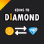 Coin to Diamond Fire - AppWisp.com