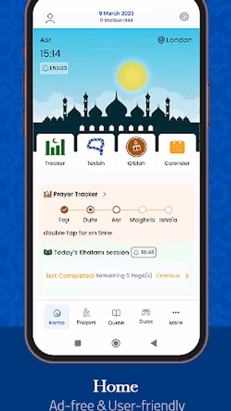 Divine Muslim: Quran Athan Dua Screenshot 1 - AppWisp.com
