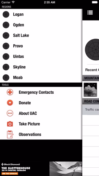 Utah Avalanche Center Screenshot 1 - AppWisp.com Utah Avalanche Center Screenshot 1 - AppWisp.com