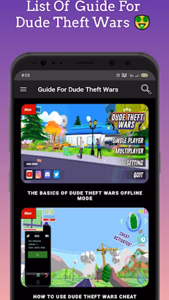 Dude Theft Wars, Cheat Codes Screenshot 4 - AppWisp.com Dude Theft Wars, Cheat Codes Screenshot 4 - AppWisp.com