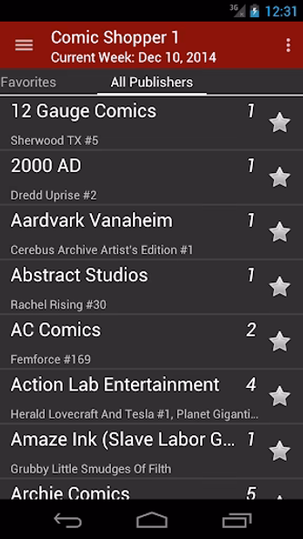 Comic Shopper 1 Screenshot 4 - AppWisp.com Comic Shopper 1 Screenshot 4 - AppWisp.com