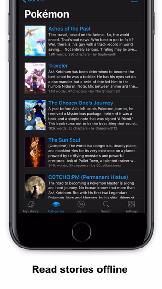 FanFiction Plus & AO3 Reader Screenshot 3 - AppWisp.com FanFiction Plus & AO3 Reader Screenshot 3 - AppWisp.com