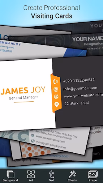 Business Card Maker Screenshot 1 - AppWisp.com Business Card Maker Screenshot 1 - AppWisp.com