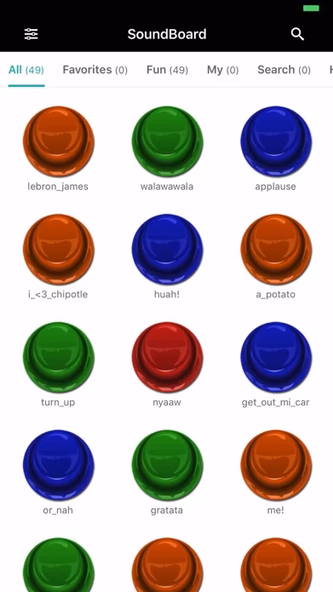 MyInstants SoundBoard Buttons Screenshot 1 - AppWisp.com MyInstants SoundBoard Buttons Screenshot 1 - AppWisp.com