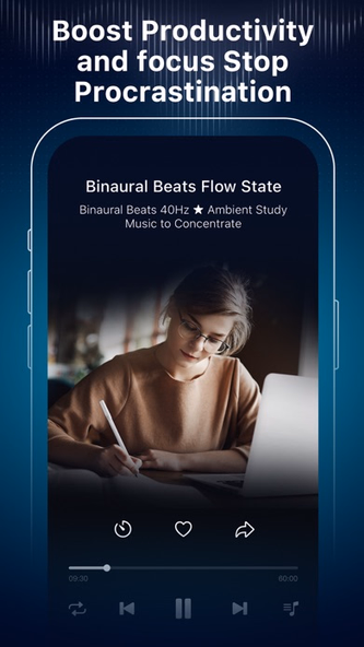 Binaural Beats: Sleep & Focus Screenshot 3 - AppWisp.com Binaural Beats: Sleep & Focus Screenshot 3 - AppWisp.com