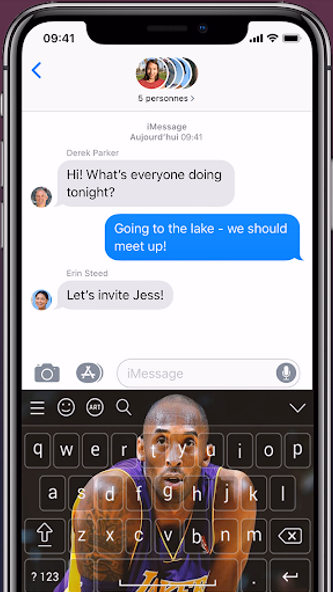 Kobe Bryant Keyboard KB-24 Screenshot 2 - AppWisp.com