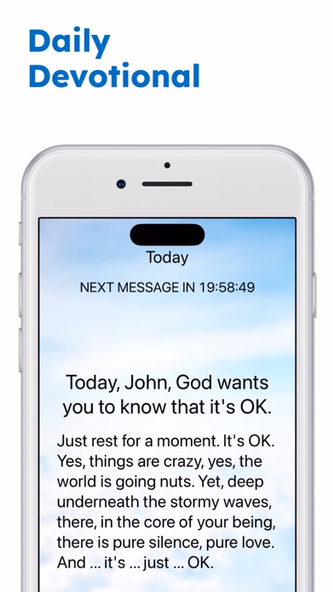 Daily Devotional: Bible Chat Screenshot 1 - AppWisp.com Daily Devotional: Bible Chat Screenshot 1 - AppWisp.com
