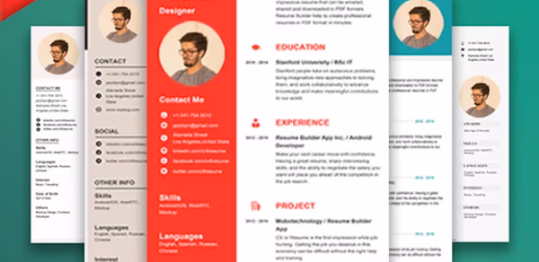 Resume Builder - CV Maker App Header - AppWisp.com Resume Builder - CV Maker App Header - AppWisp.com