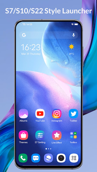 S7/S9/S22 Launcher for GalaxyS Screenshot 1 - AppWisp.com S7/S9/S22 Launcher for GalaxyS Screenshot 1 - AppWisp.com