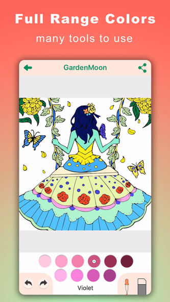 Paint.ml - Art Coloring Book Screenshot 2 - AppWisp.com Paint.ml - Art Coloring Book Screenshot 2 - AppWisp.com