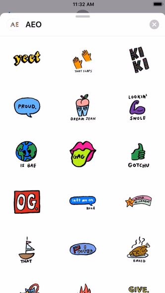 AE Stickers Screenshot 1 - AppWisp.com AE Stickers Screenshot 1 - AppWisp.com
