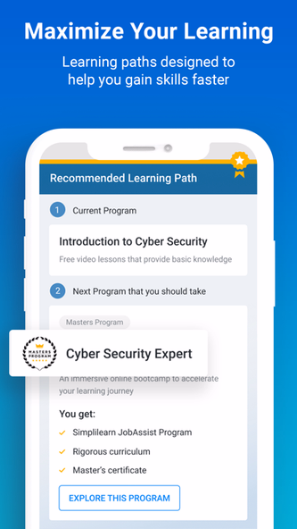 Simplilearn: Online Learning Screenshot 4 - AppWisp.com Simplilearn: Online Learning Screenshot 4 - AppWisp.com