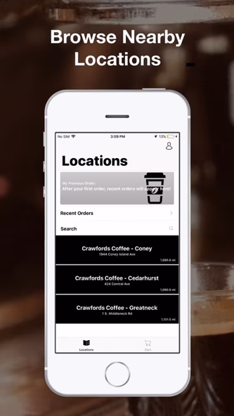 Crawfords Coffee & Cafe Screenshot 2 - AppWisp.com Crawfords Coffee & Cafe Screenshot 2 - AppWisp.com