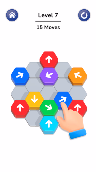 Hexa Away Screenshot 1 - AppWisp.com Hexa Away Screenshot 1 - AppWisp.com