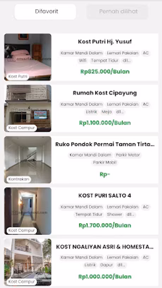 Amarfa Kost Screenshot 2 - AppWisp.com Amarfa Kost Screenshot 2 - AppWisp.com