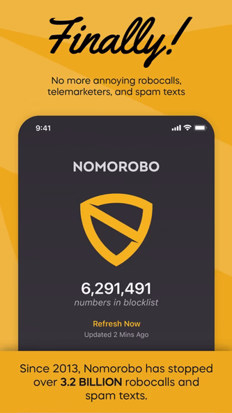 Nomorobo - Robocall Blocker Screenshot 1 - AppWisp.com Nomorobo - Robocall Blocker Screenshot 1 - AppWisp.com
