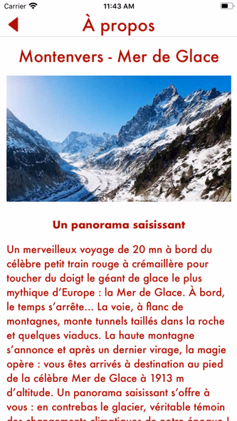 Montenvers - Mer de Glace Screenshot 2 - AppWisp.com Montenvers - Mer de Glace Screenshot 2 - AppWisp.com