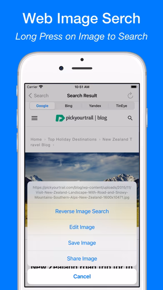 Reverse Image Search App Screenshot 4 - AppWisp.com Reverse Image Search App Screenshot 4 - AppWisp.com