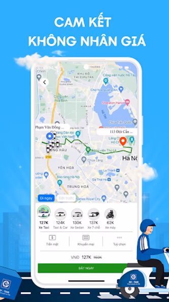GV: App đặt xe hơi taxi, xe ôm Screenshot 2 - AppWisp.com