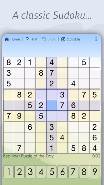 Sudoku of the Day Screenshot 1 - AppWisp.com Sudoku of the Day Screenshot 1 - AppWisp.com