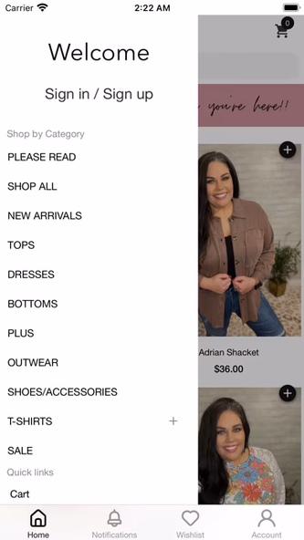 Style and Grace Boutique Screenshot 2 - AppWisp.com Style and Grace Boutique Screenshot 2 - AppWisp.com