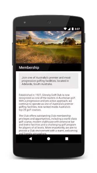 Glenelg Golf Club Screenshot 2 - AppWisp.com Glenelg Golf Club Screenshot 2 - AppWisp.com