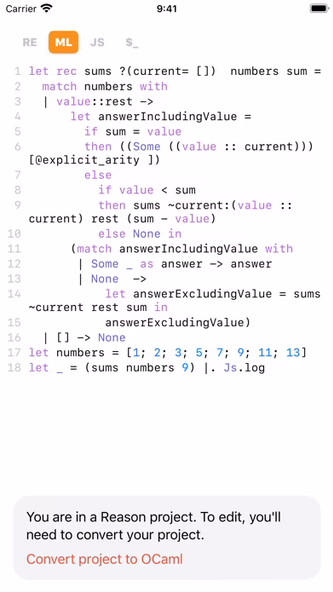ReasonML Screenshot 2 - AppWisp.com ReasonML Screenshot 2 - AppWisp.com