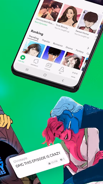 WEBTOON: Manga, Comics, Manhwa Screenshot 2 - AppWisp.com WEBTOON: Manga, Comics, Manhwa Screenshot 2 - AppWisp.com