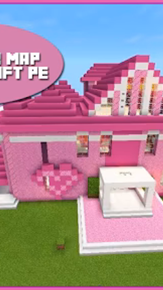 Pink princess house Map MCPE Screenshot 2 - AppWisp.com Pink princess house Map MCPE Screenshot 2 - AppWisp.com